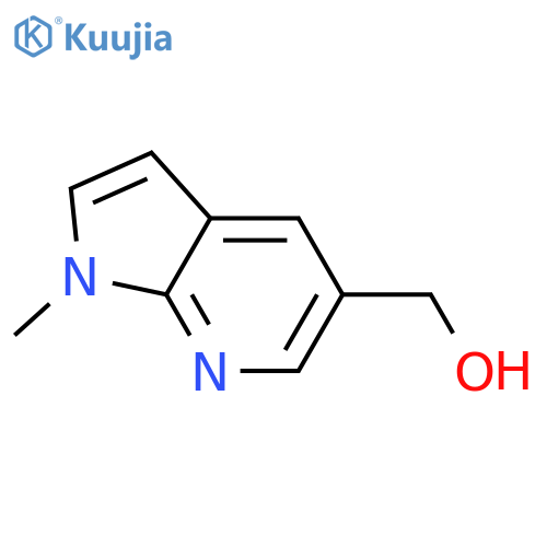 {1-methyl-1H-pyrrolo[2,3-b]pyridin-5-yl}methanol structure