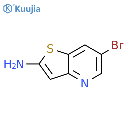 6-bromothieno[3,2-b]pyridin-2-amine structure