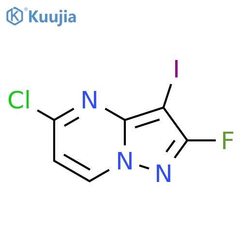 5-Chloro-2-fluoro-3-iodopyrazolo[1,5-a]pyrimidine structure