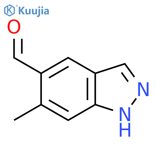 6-Methyl-1H-indazole-5-carbaldehyde structure