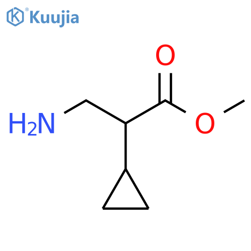 methyl 3-amino-2-cyclopropylpropanoate structure