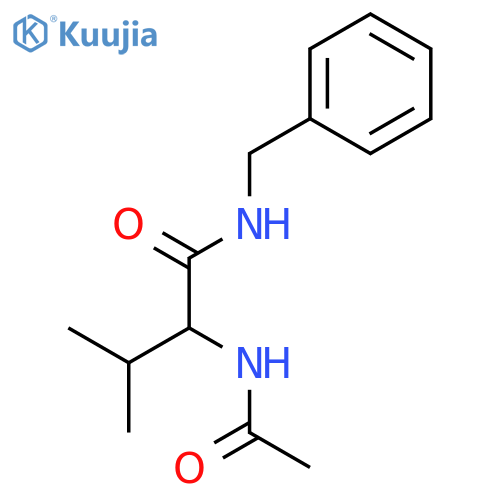 Butanamide, 2-(acetylamino)-3-methyl-N-(phenylmethyl)-, (R)- structure