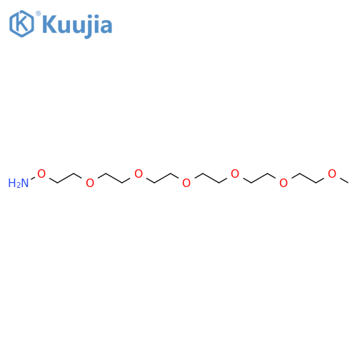 Aminooxy-PEG6-methane structure