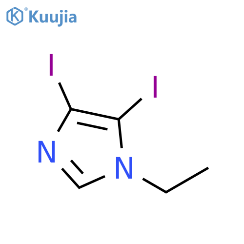1-Ethyl-4,5-diiodo-1H-imidazole structure