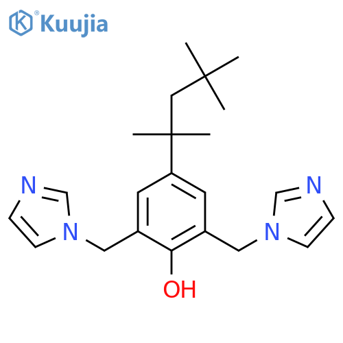 2,6-Bis(1h-Imidazol-1-Ylmethyl)-4-(2,4,4-Trimethylpentan-2-Yl)phenol structure
