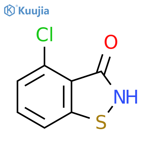 4-chloro-2,3-dihydro-1,2-benzothiazol-3-one structure