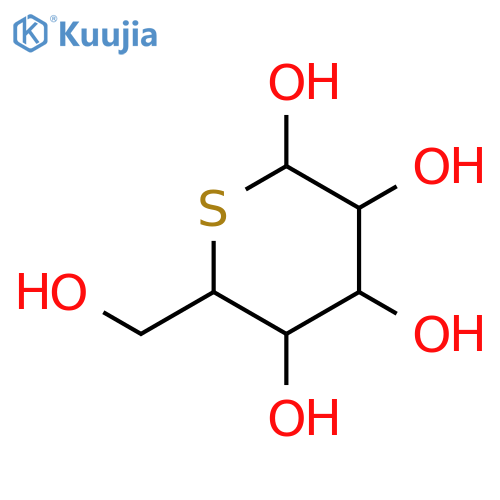 D-Glucopyranose,5-thio- structure
