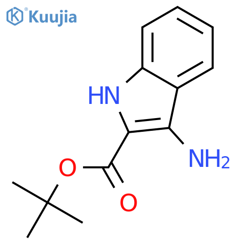 3-AMINO-1H-INDOLE-2-CARBOXYLIC ACID TERT-BUTYL ESTER structure