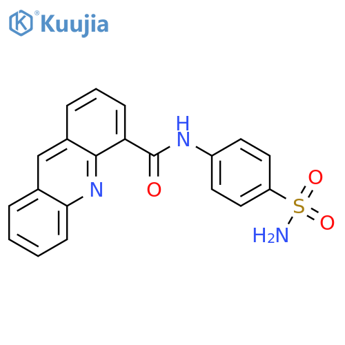 4-Acridinecarboxamide,N-[4-(aminosulfonyl)phenyl]- structure