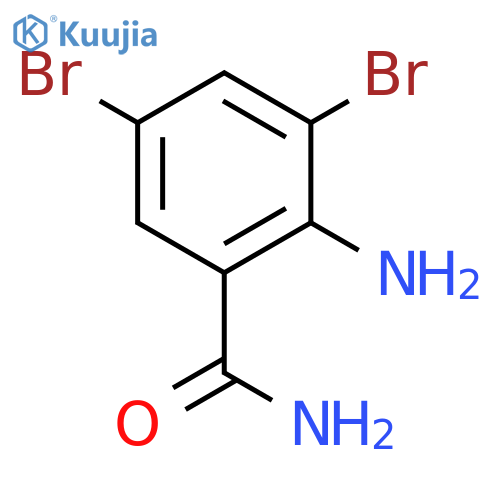 3,5-Dibromoanthranilamide structure