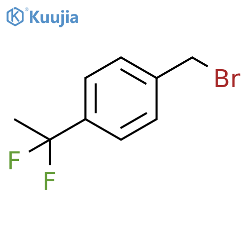 1-(bromomethyl)-4-(1,1-difluoroethyl)-Benzene structure