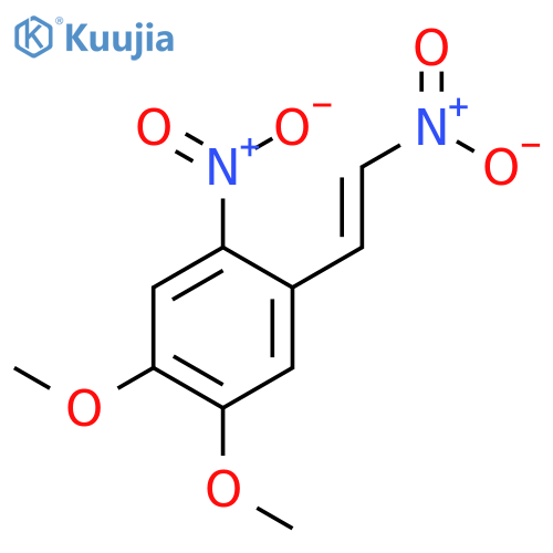 Benzene,1,2-dimethoxy-4-nitro-5-(2-nitroethenyl)- structure