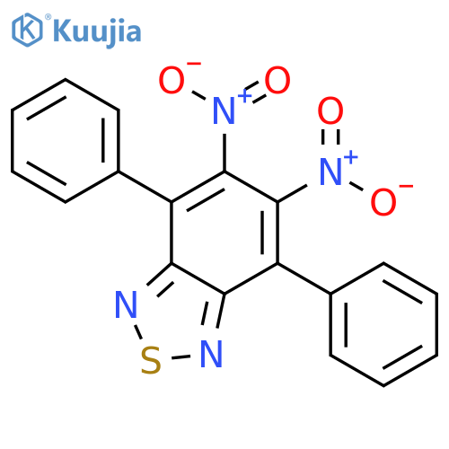 2,1,3-Benzothiadiazole, 5,6-dinitro-4,7-diphenyl- structure