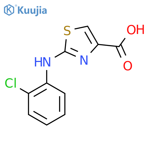 2-(2-Chlorophenylamino)-thiazole-4-carboxylic acid structure