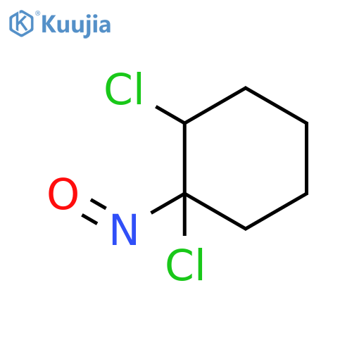 Cyclohexane, 1,2-dichloro-1-nitroso- structure