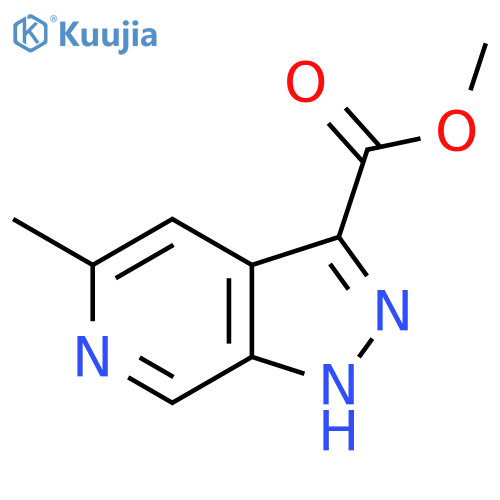methyl 5-methyl-1H-pyrazolo[3,4-c]pyridine-3-carboxylate structure