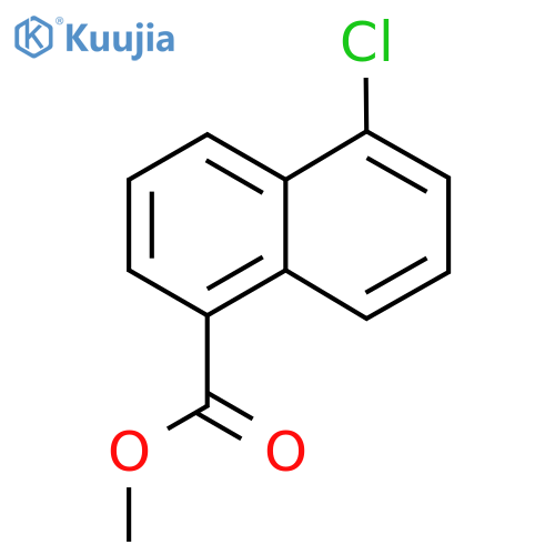Methyl 5-chloronaphthalene-1-carboxylate structure