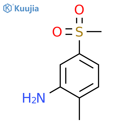 2-Methyl-5-(methylsulfonyl)aniline structure