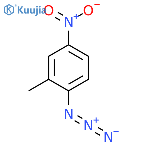 1-azido-2-methyl-4-nitrobenzene structure