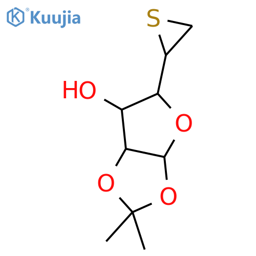 b-L-Idofuranose,5,6-dideoxy-5,6-epithio-1,2-O-(1-methylethylidene)- structure