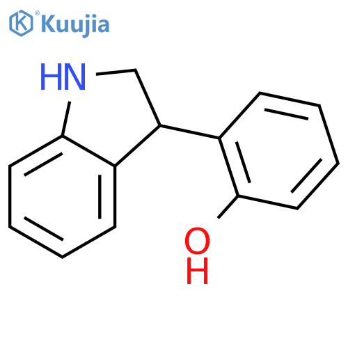 Phenol, 2-(2,3-dihydro-1H-indol-3-yl)- structure