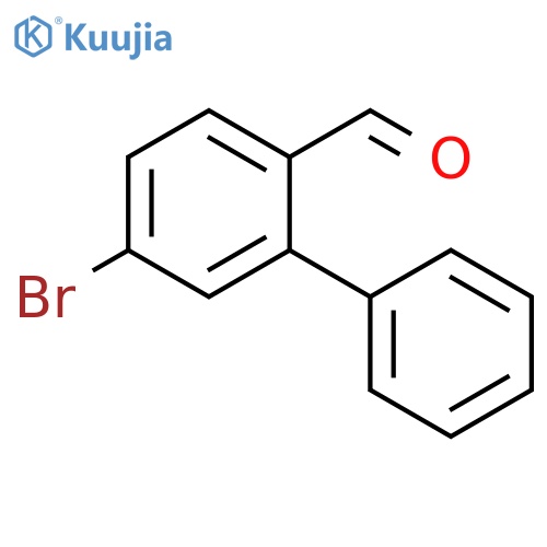 5-Bromo-[1,1'-biphenyl]-2-carbaldehyde structure