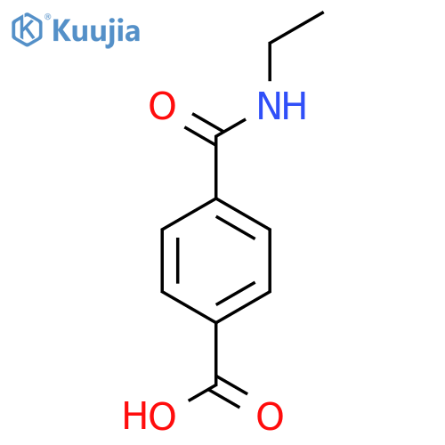 4-(Ethylcarbamoyl)benzoic acid structure