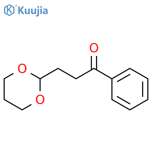 3-(1,3-Dioxan-2-yl)propiophenone structure