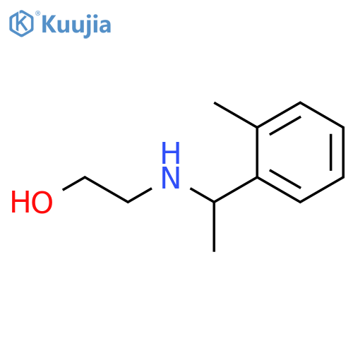 2-{1-(2-methylphenyl)ethylamino}ethan-1-ol structure