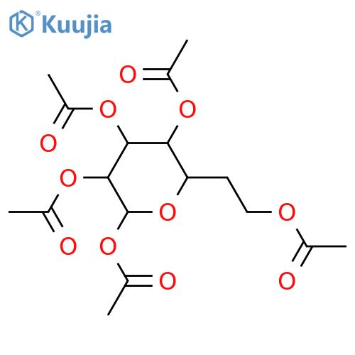 6-Deoxy-talo-heptose; α-L-Pyranose-form, Penta-Ac structure
