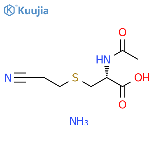 N-Acetyl-S-(2-cyanoethyl)-L-cysteine Ammonium Salt structure