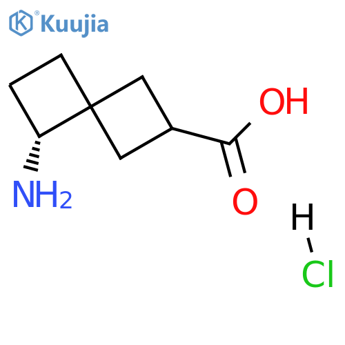 (2R,4s,5R)-7-aminospiro[3.3]heptane-2-carboxylic acid;hydrochloride structure