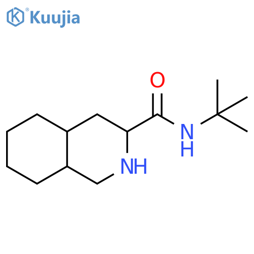 N-(Tert-butyl)decahydroisoquinoline-3-carboxamide structure