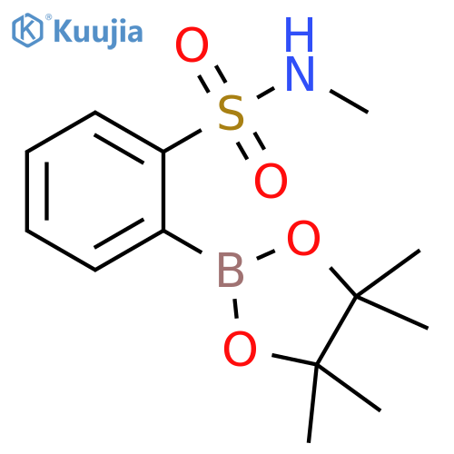 Benzenesulfonamide, N-methyl-2-(4,4,5,5-tetramethyl-1,3,2-dioxaborolan-2-yl)- structure