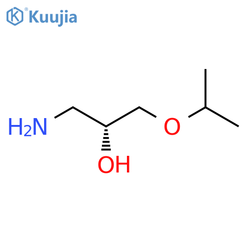 (2R)-1-amino-3-(propan-2-yloxy)propan-2-ol structure