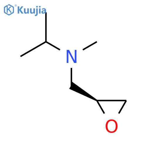 methyl({(2S)-oxiran-2-ylmethyl})(propan-2-yl)amine structure