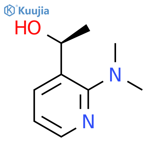 (1S)-1-2-(dimethylamino)pyridin-3-ylethan-1-ol structure