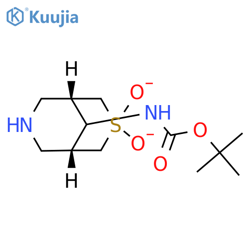 tert-butyl anti-3,3-dioxo-3λ?-thia-7-azabicyclo[3.3.1]nonane-9-carboxylate structure