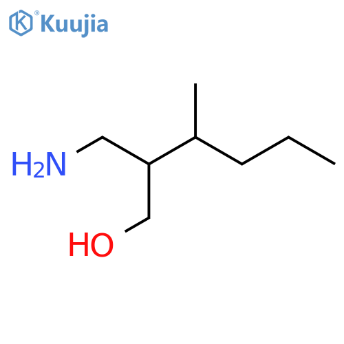 2-(aminomethyl)-3-methylhexan-1-ol structure
