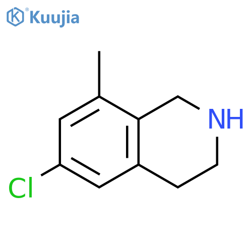 6-chloro-8-methyl-1,2,3,4-tetrahydroisoquinoline structure