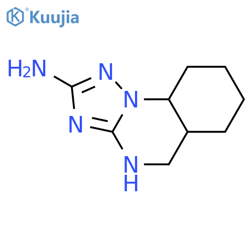 4H,5H,5aH,6H,7H,8H,9H,9aH-1,2,4triazolo1,5-aquinazolin-2-amine structure