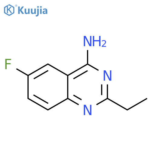 4-Quinazolinamine, 2-ethyl-6-fluoro- structure