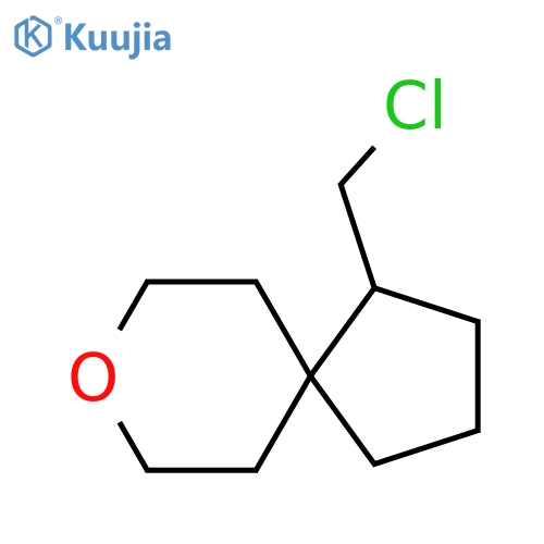 1-(chloromethyl)-8-oxaspiro4.5decane structure