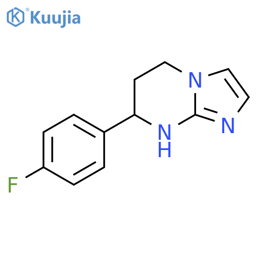 7-(4-fluorophenyl)-5H,6H,7H,8H-imidazo1,2-apyrimidine structure