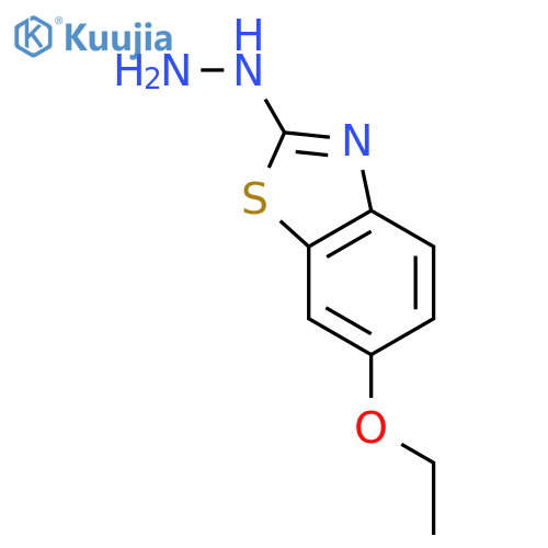 6-ethoxy-2-hydrazinyl-1,3-benzothiazole structure