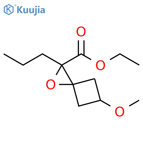1-Oxaspiro[2.3]hexane-2-carboxylic acid, 5-methoxy-2-propyl-, ethyl ester structure