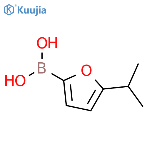 5-(iso-Propyl)furan-2-boronic acid structure