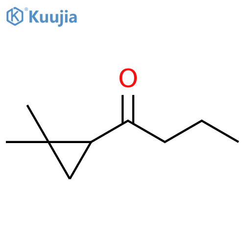 1-(2,2-dimethylcyclopropyl)butan-1-one structure