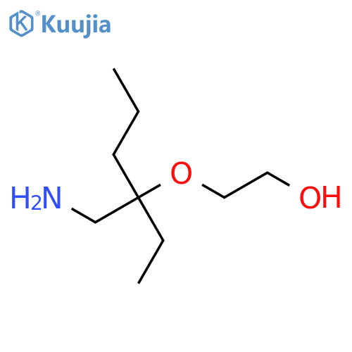 2-{3-(aminomethyl)hexan-3-yloxy}ethan-1-ol structure