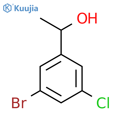 1-(3-Bromo-5-chlorophenyl)ethanol structure